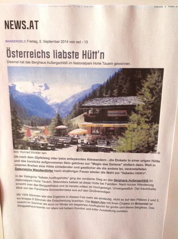 Berghaus Aussergschloess Matrei in Osttirol Buitenkant foto